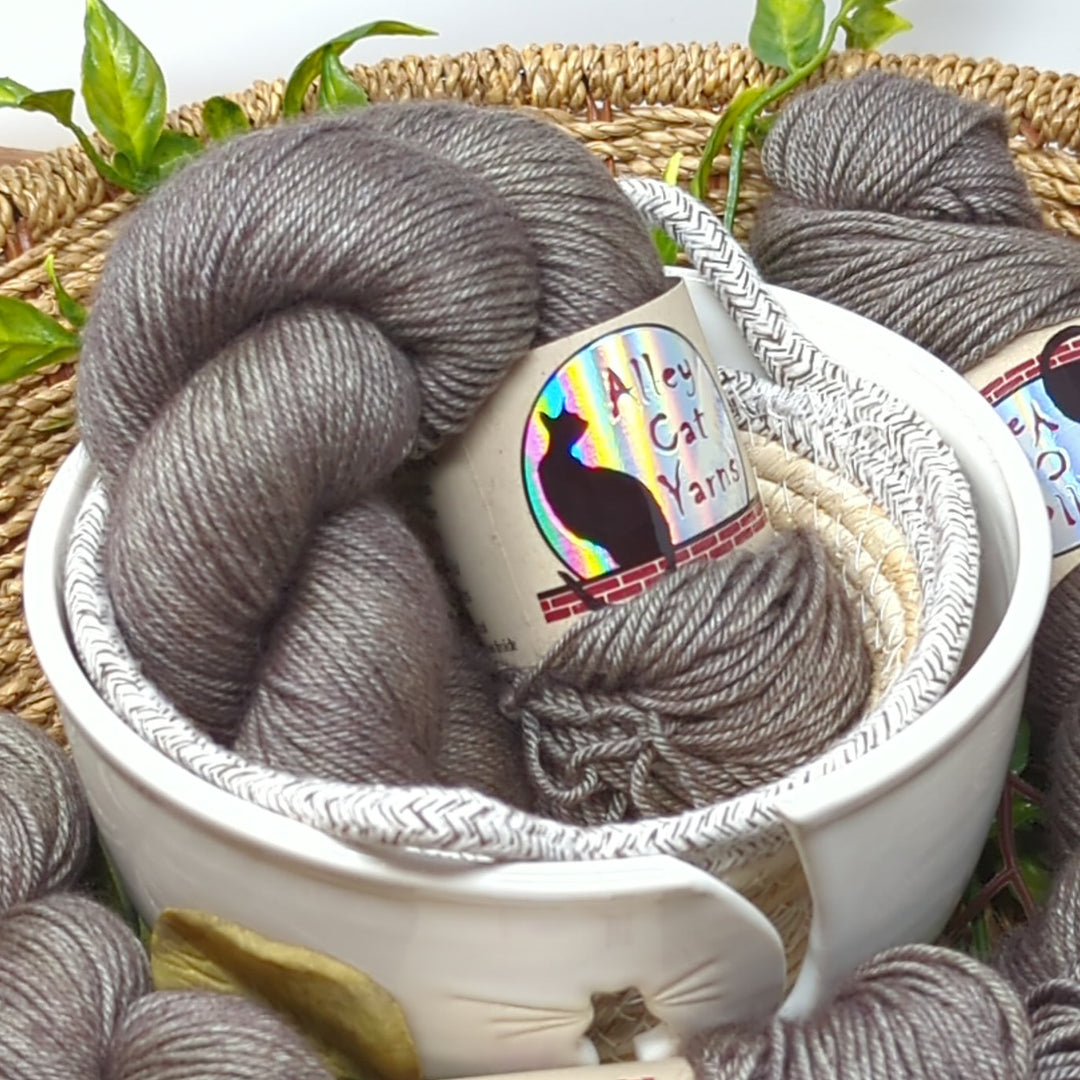 Silk Yak DK: Olive Brown