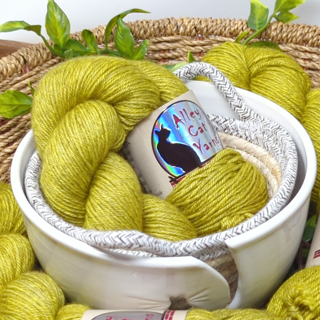 Silk Yak DK: Chartreuse
