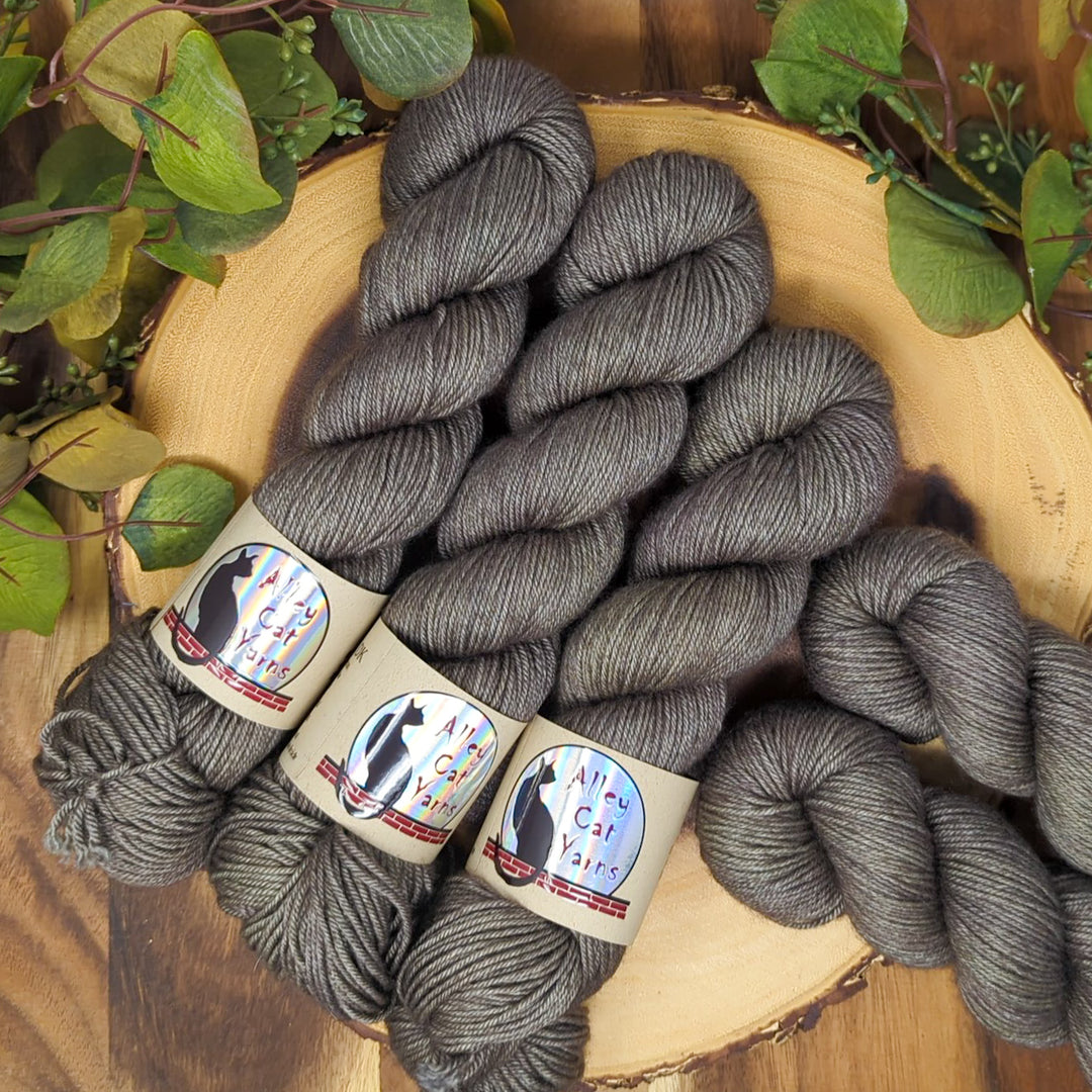 Silk Yak DK: Olive Brown