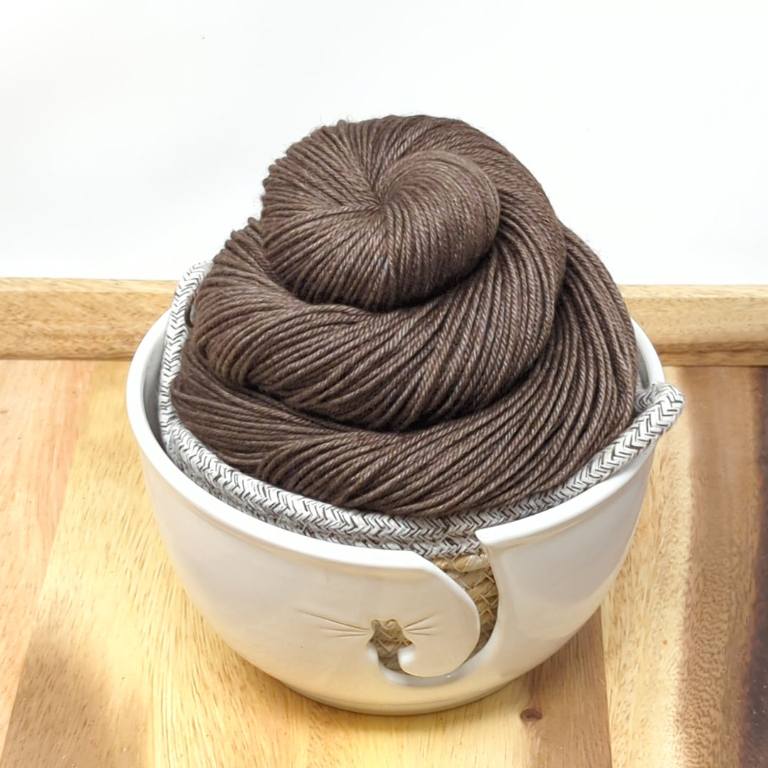 Silk Yak 4-ply: Olive Brown