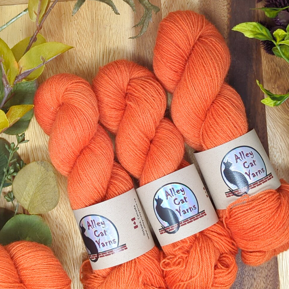 Ontario Sock: Persimmon