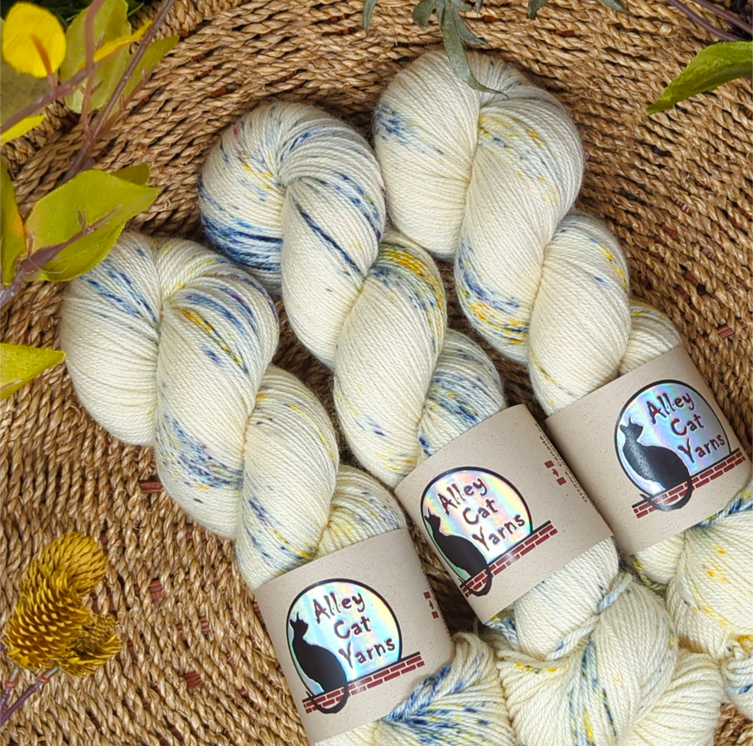 Leo BFL Sock: Sunshower