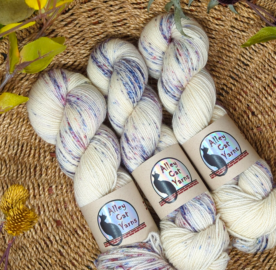 Leo BFL Sock: Meadow