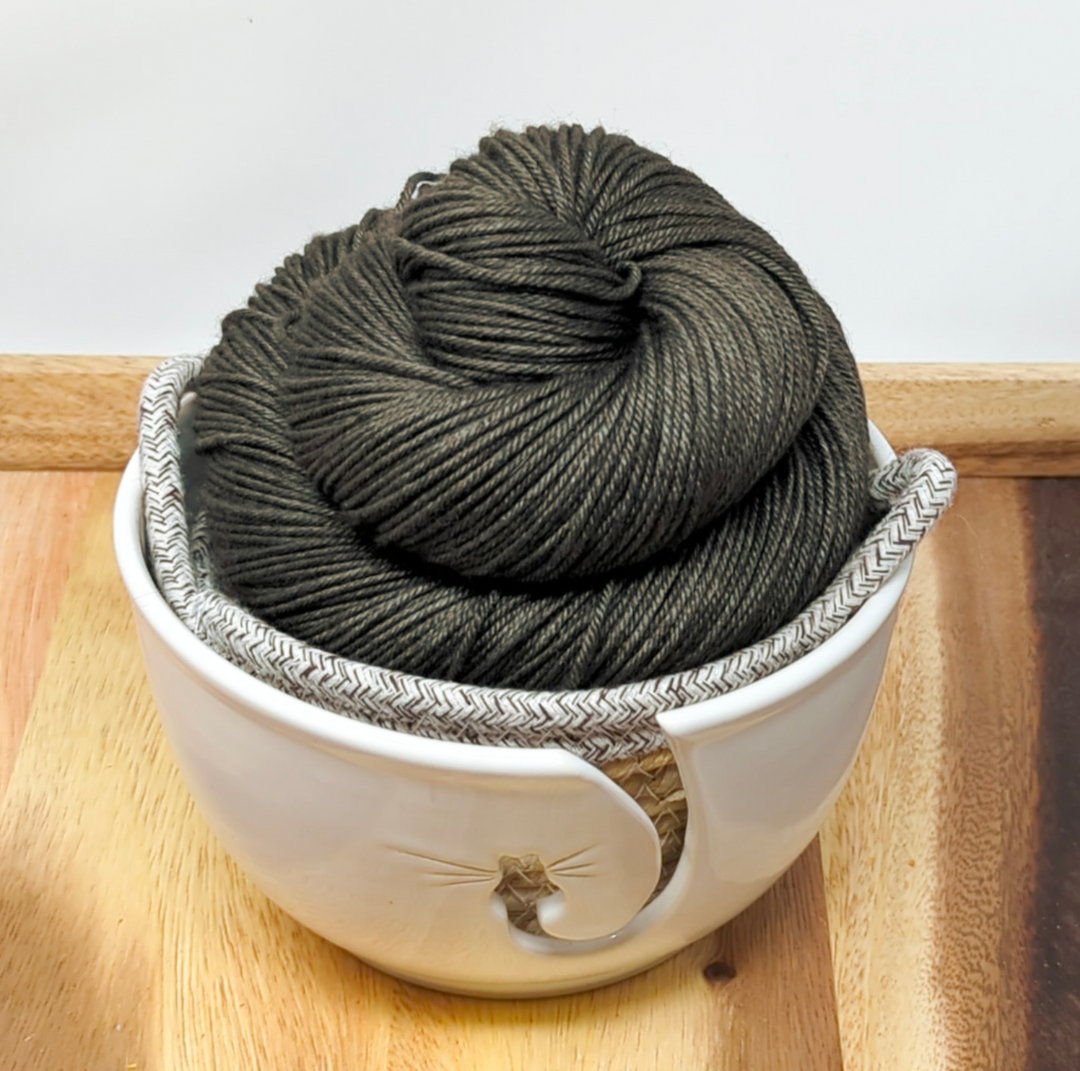 Silk Yak Fingering: Marshwood Green