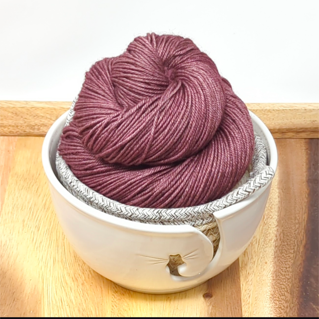 Silk Yak Fingering: Mauve