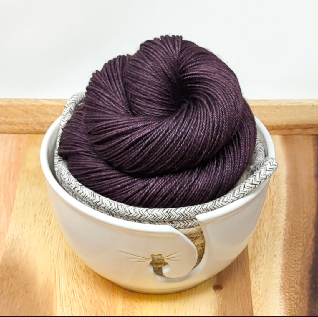 Silk Yak Fingering: Cherry Birchbark