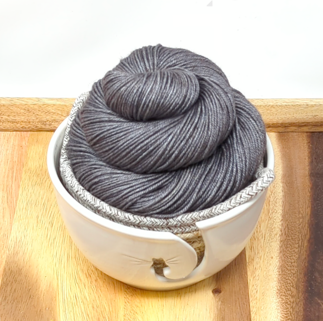 Silk Yak DK: Heather Grey