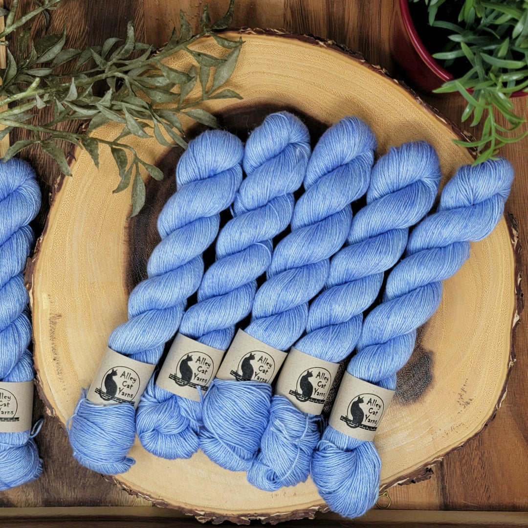 Silk Linen: Bluebell