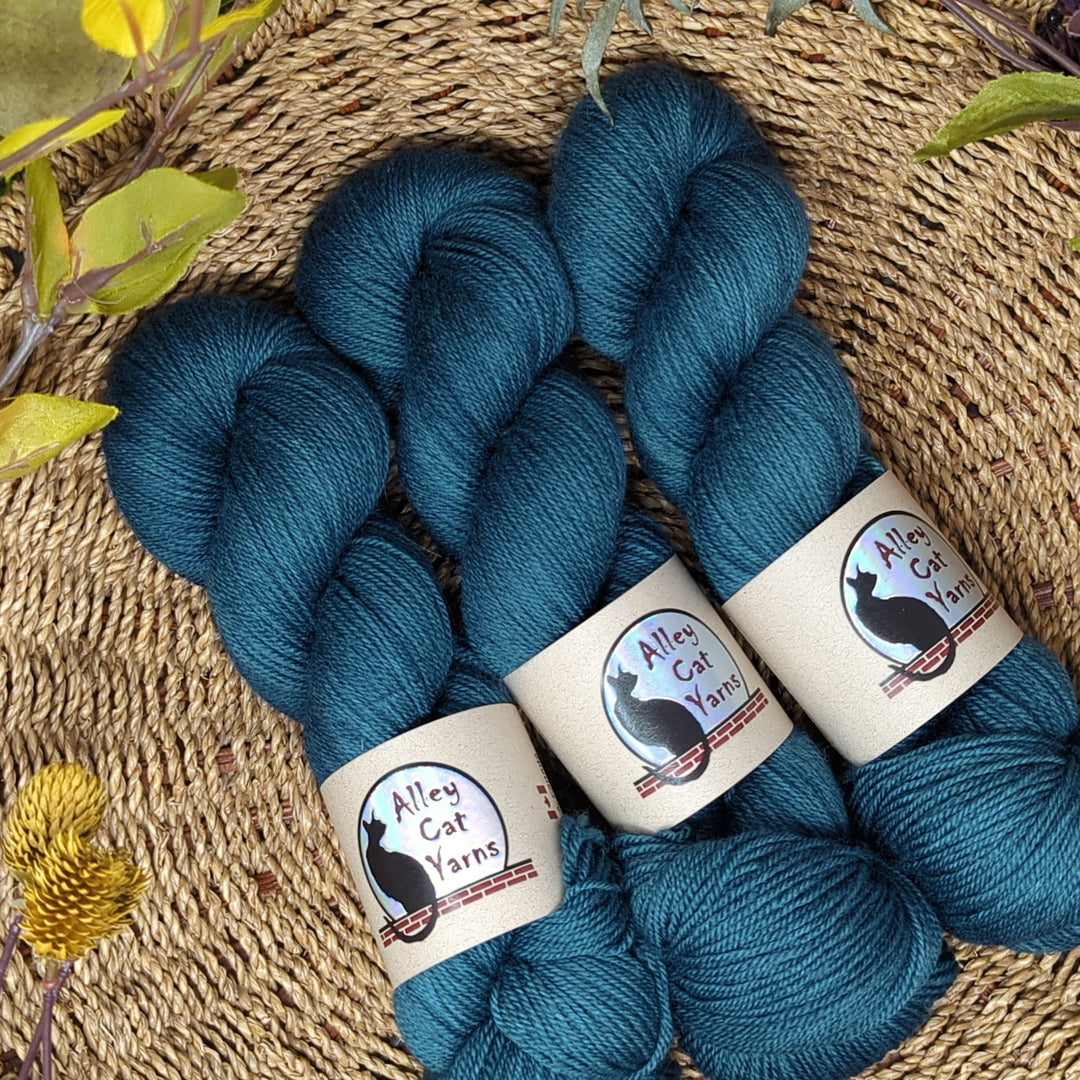 Leo BFL Sock: Kingfisher